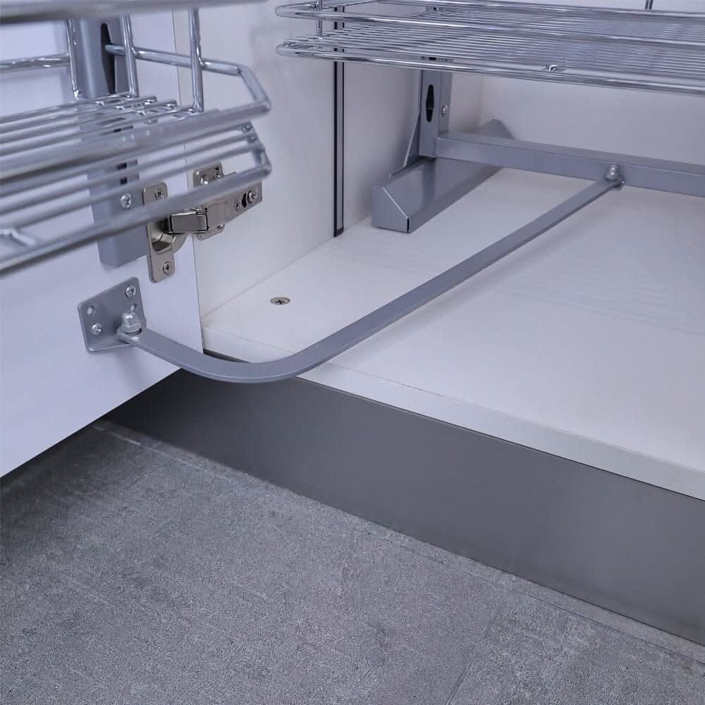 Tall Tandem Metal Pull Out Pantry 6 Shelves