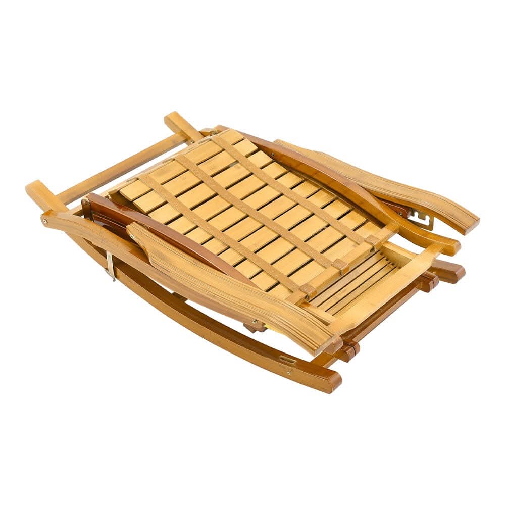 Bamboo Rocking Chair Foldable Recliner