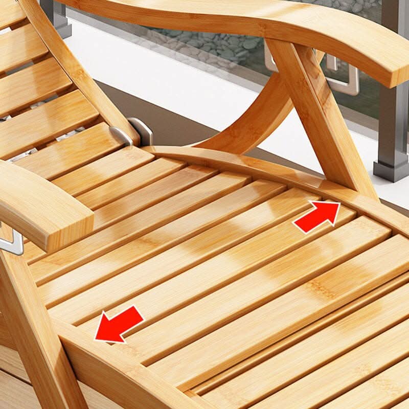 Bamboo Rocking Chair Foldable Recliner