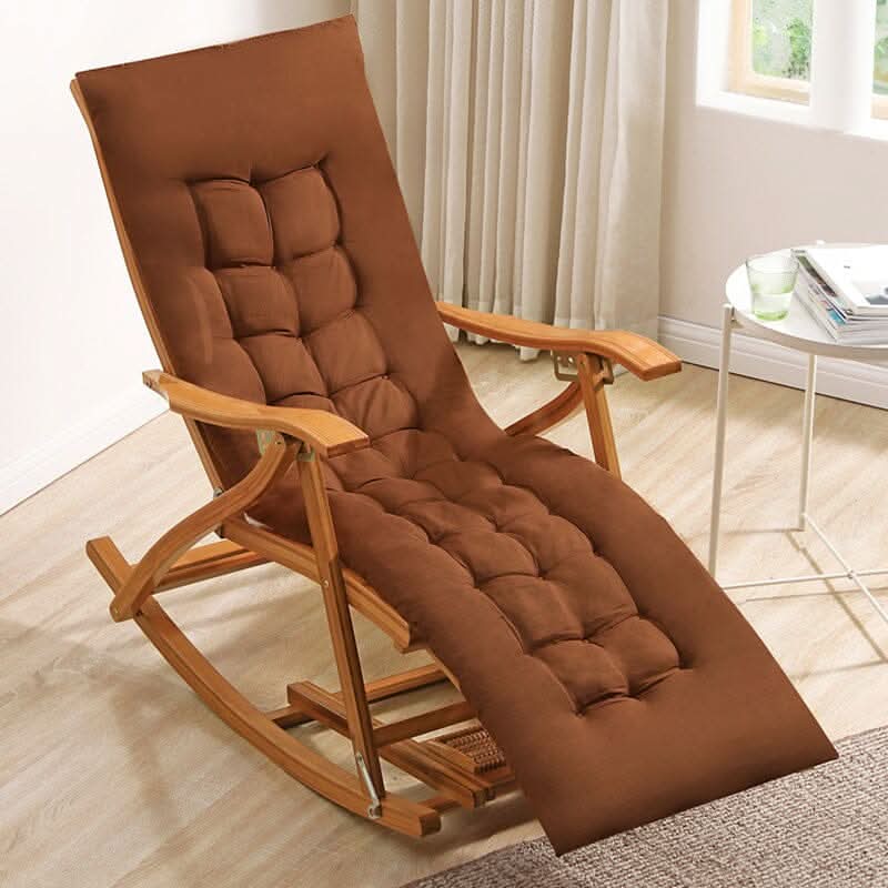 Bamboo Rocking Chair Foldable Recliner