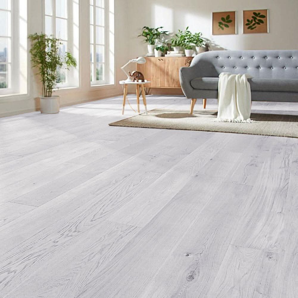 7 Pcs Rustic Style Wood Grain PVC Flooring