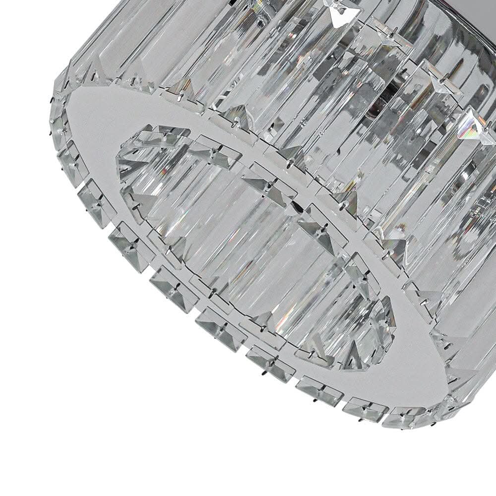 Modern Round Crystal Ceiling Light