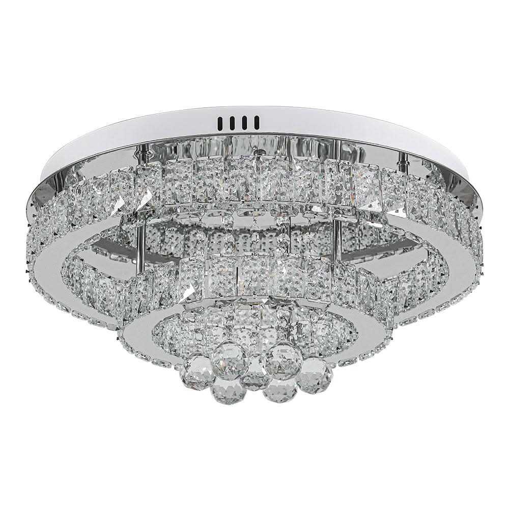 Double Tier Round Crystal Celling Light
