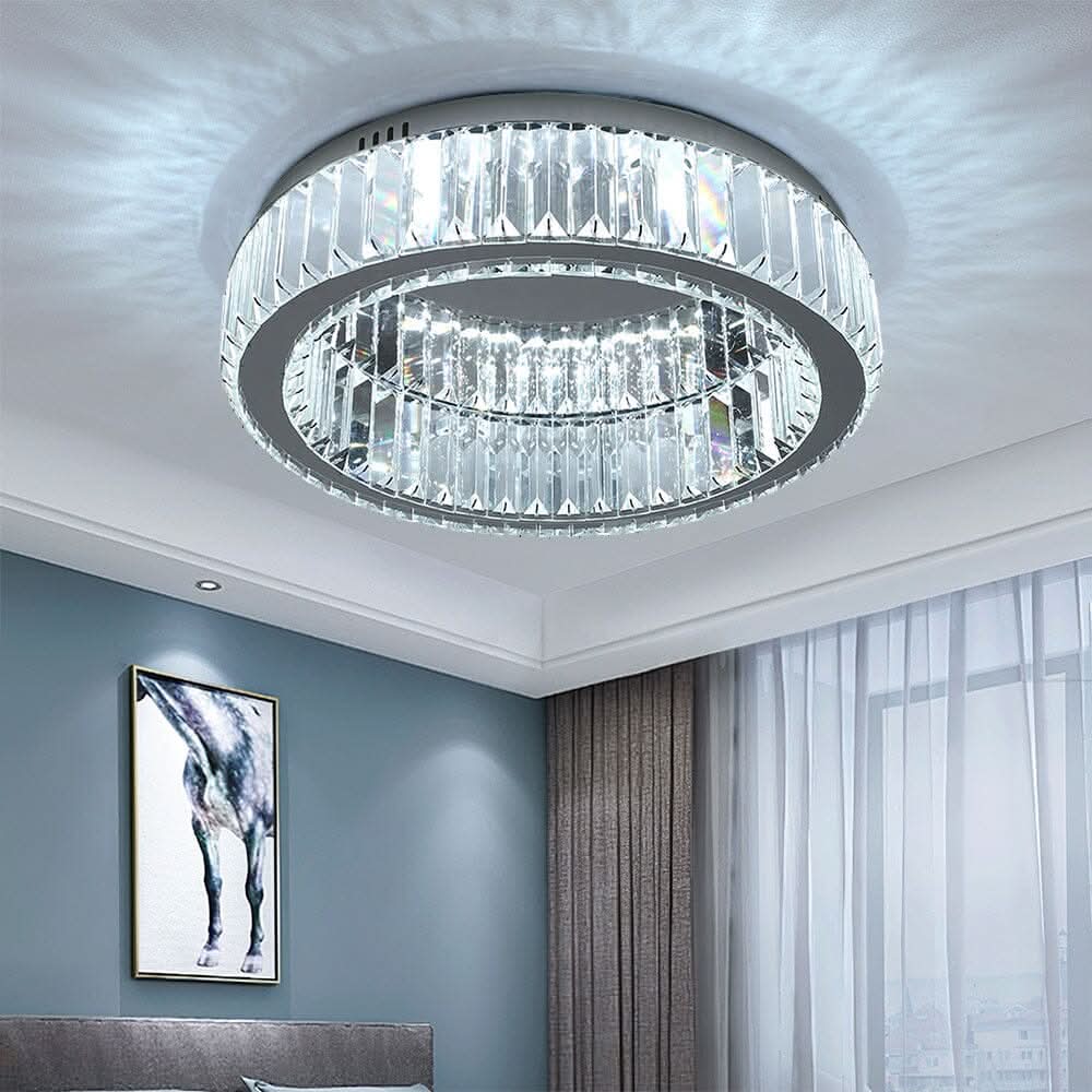 50cm Dia Modern Round Crystal Ceiling Light