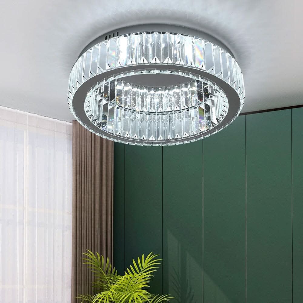 50cm Dia Modern Round Crystal Ceiling Light