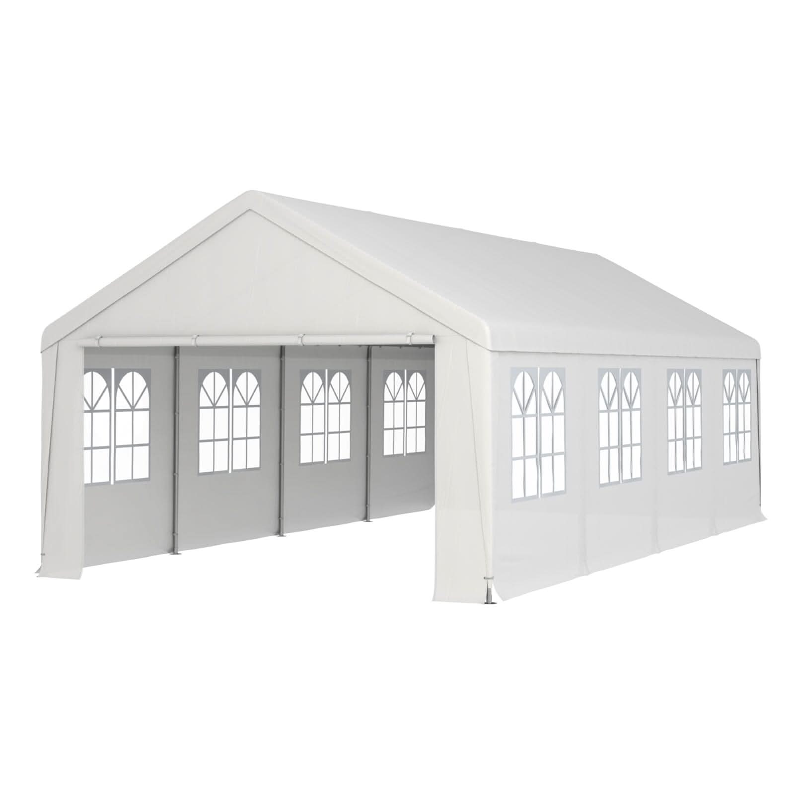 4*6m/4*8m Garden Party Tent with Removable Sidewalls and Doors