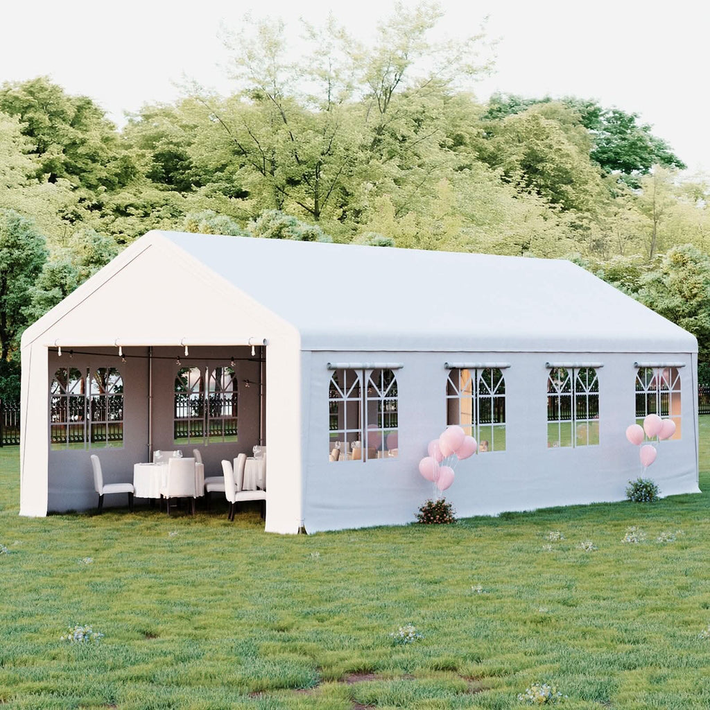 4*6m/4*8m Garden Party Tent with Removable Sidewalls and Doors