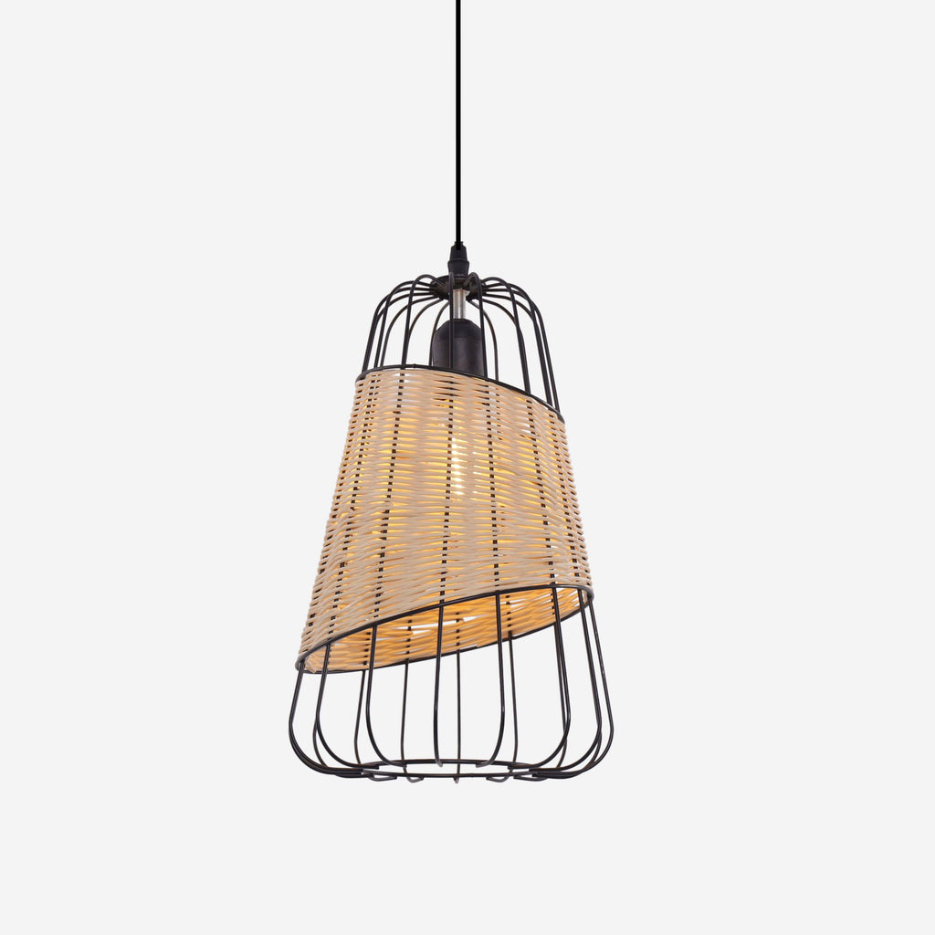 Glyph-Lightsin Lantern-Inspired Rattan Ceiling Light for Cozy Natural Elegance