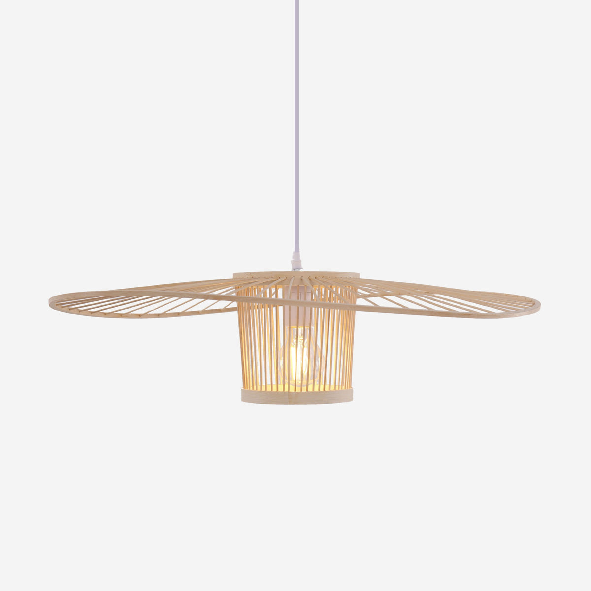 Lightsin Bamboo Pendant Light for Organic Elegance and Warmth