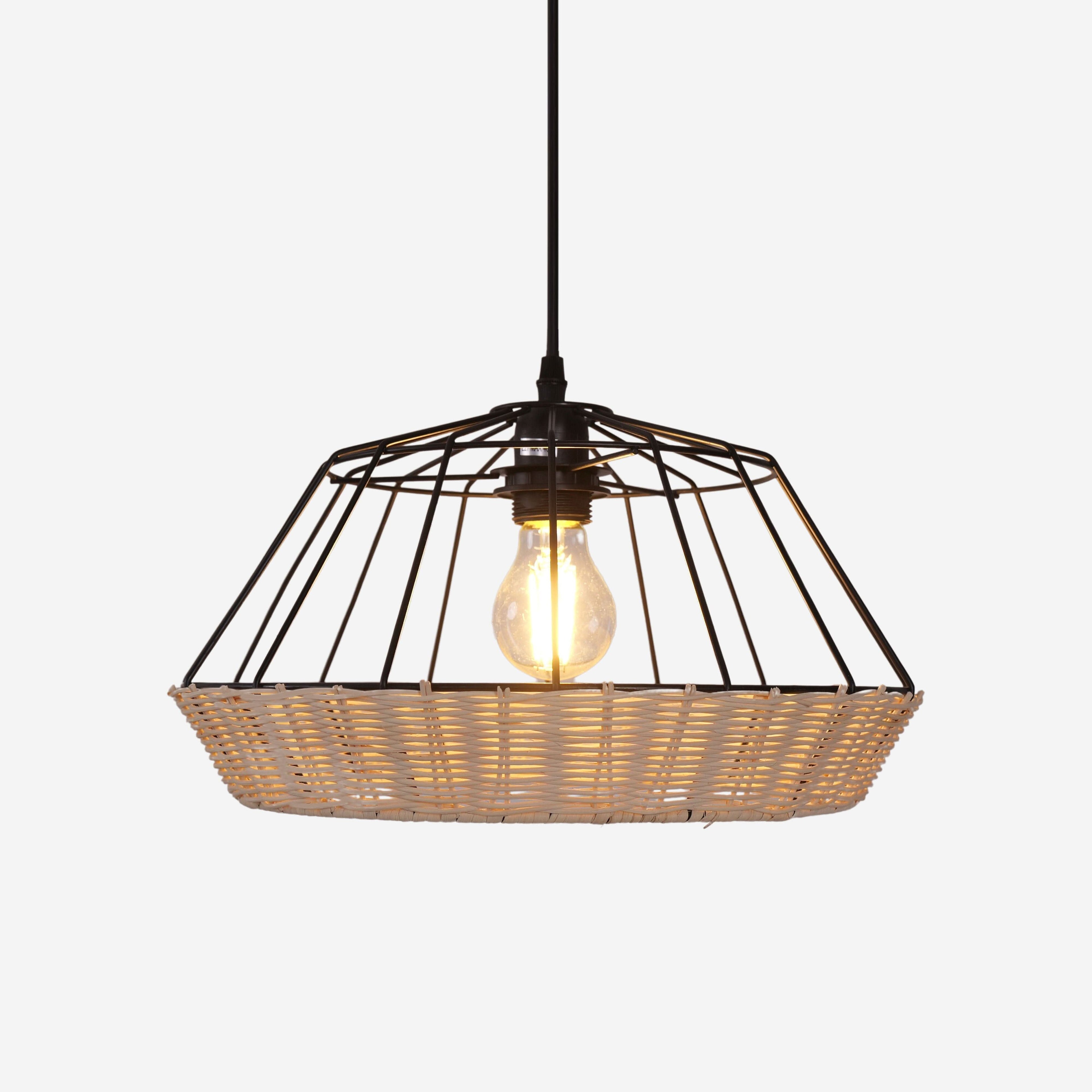 Glyph-Lightsin Geometric Bamboo Pendant Light for a Touch of Natural Modernity