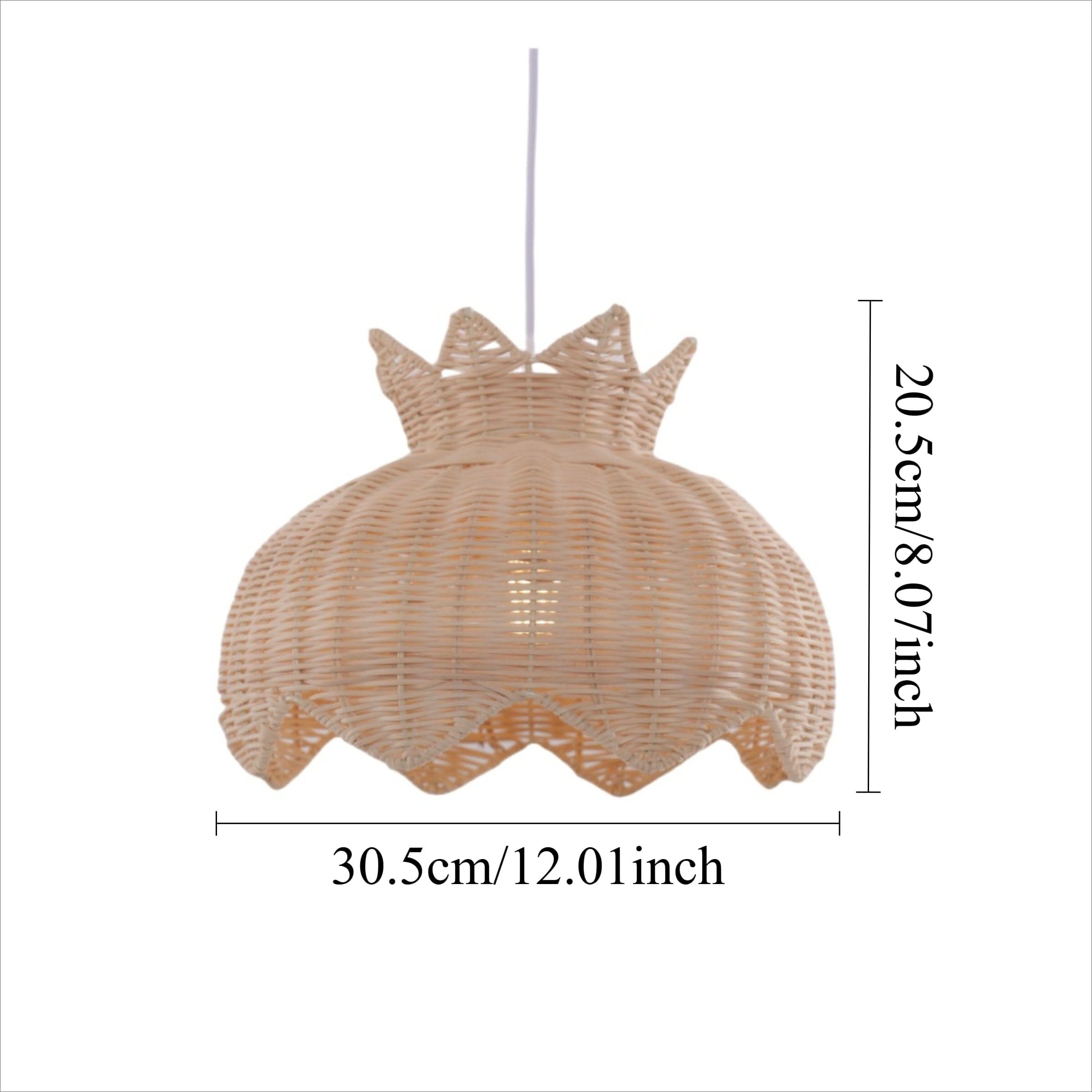 Lightsin Handwoven Paper Rope Pendant Light for a Natural & Cozy Ambiance
