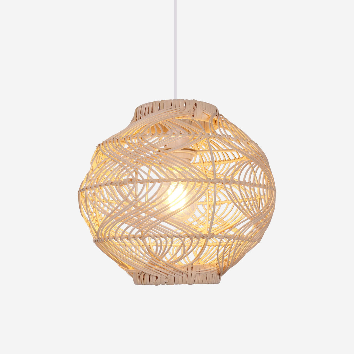 Lightsin Artisanal Rattan Pendant Light for Warm Interiors