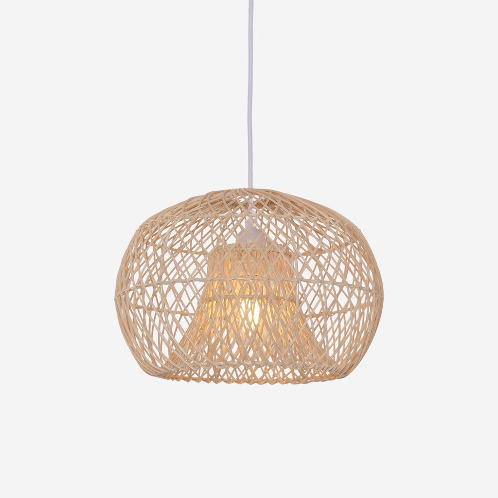 Lightsin SolNest Boho Rattan Hanging Lamp