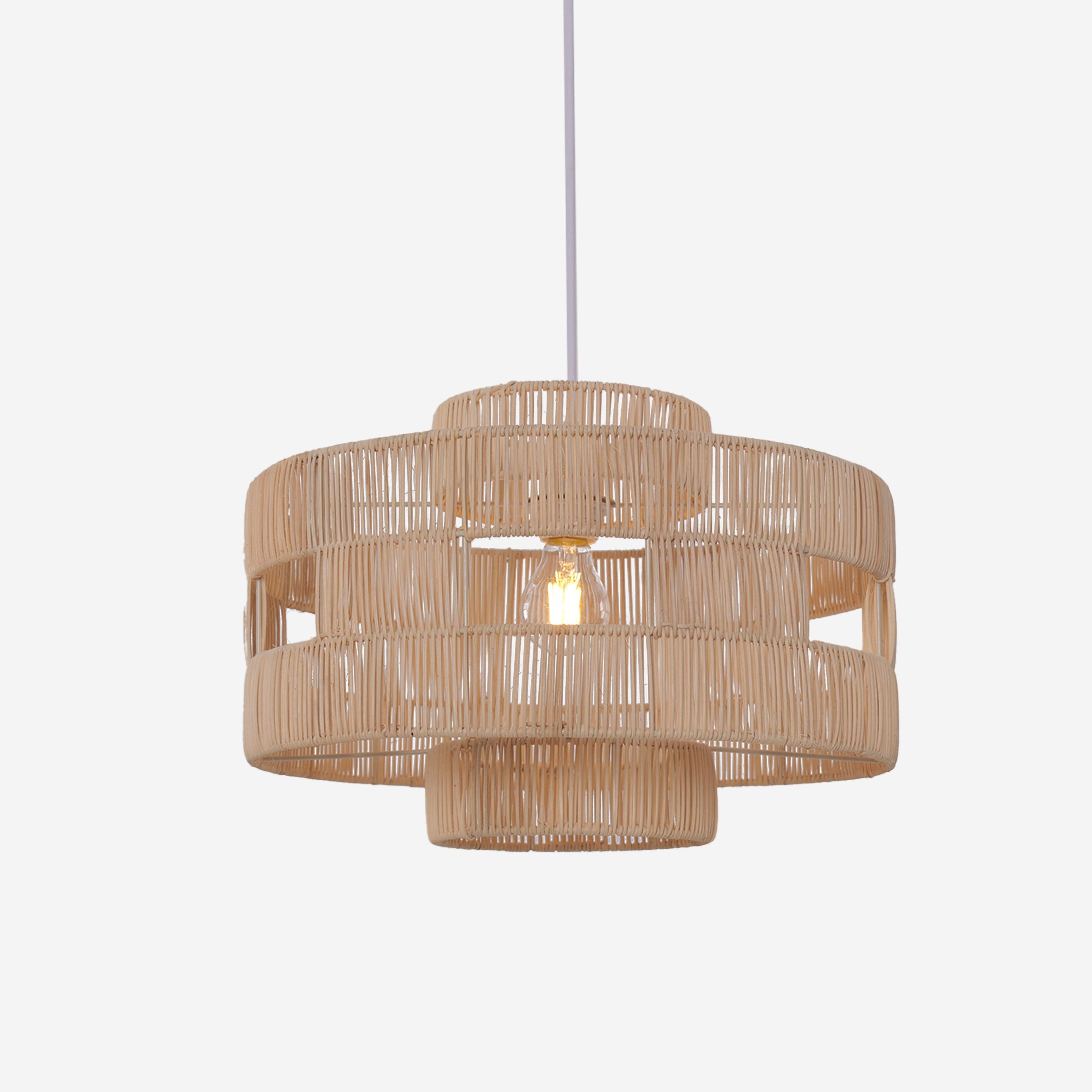 Lightsin Handcrafted Rattan Pendant Lamp for a Warm Touch