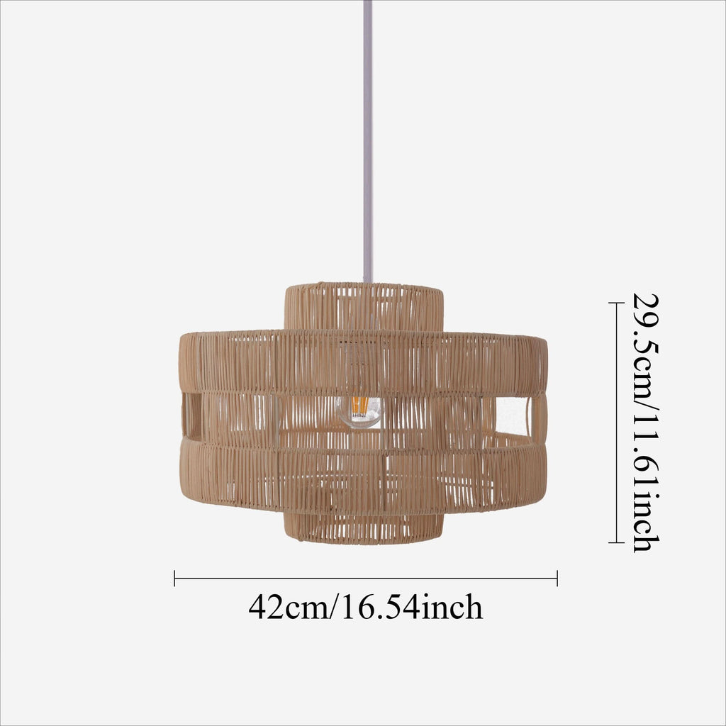 Lightsin Handcrafted Rattan Pendant Lamp for a Warm Touch