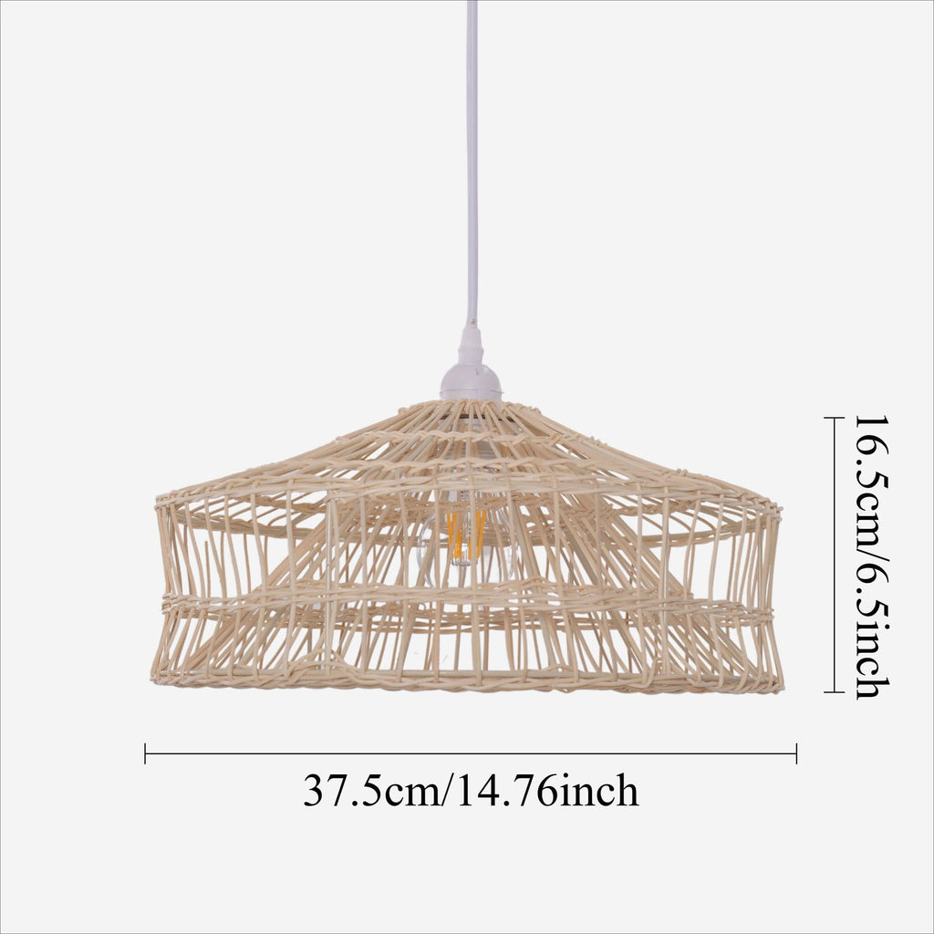 Lightsin NestLine Handwoven Shallow Pendant Lamp