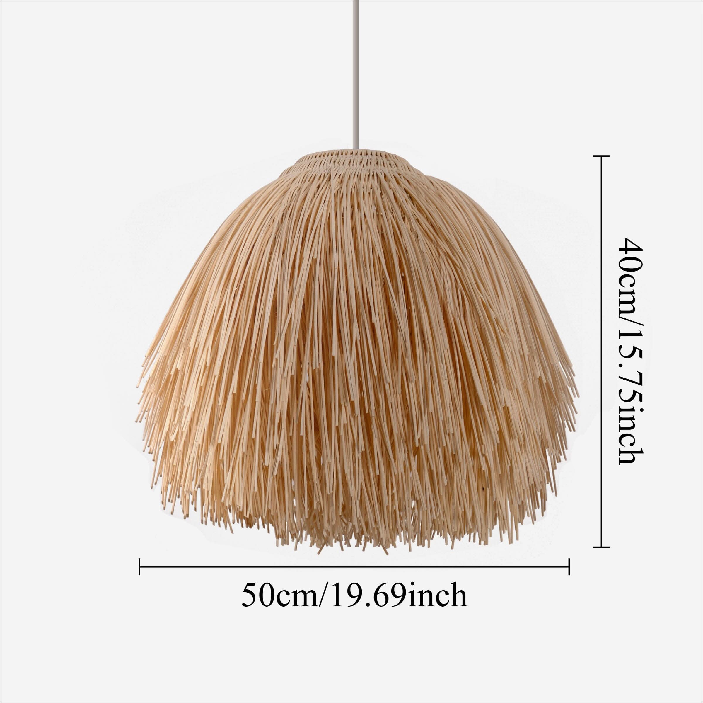 Lightsin Scarecrow Rattan Pendant Light