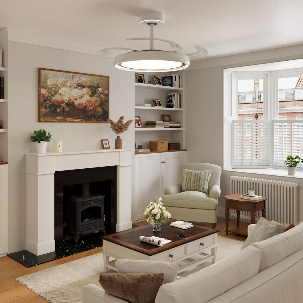 Lightsin 48 Inch Ceiling Fan with Reversible Airflow and Timer