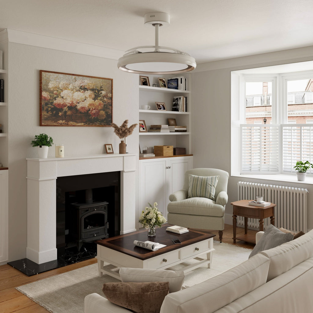 Lightsin 48 Inch Ceiling Fan with Reversible Airflow and Timer