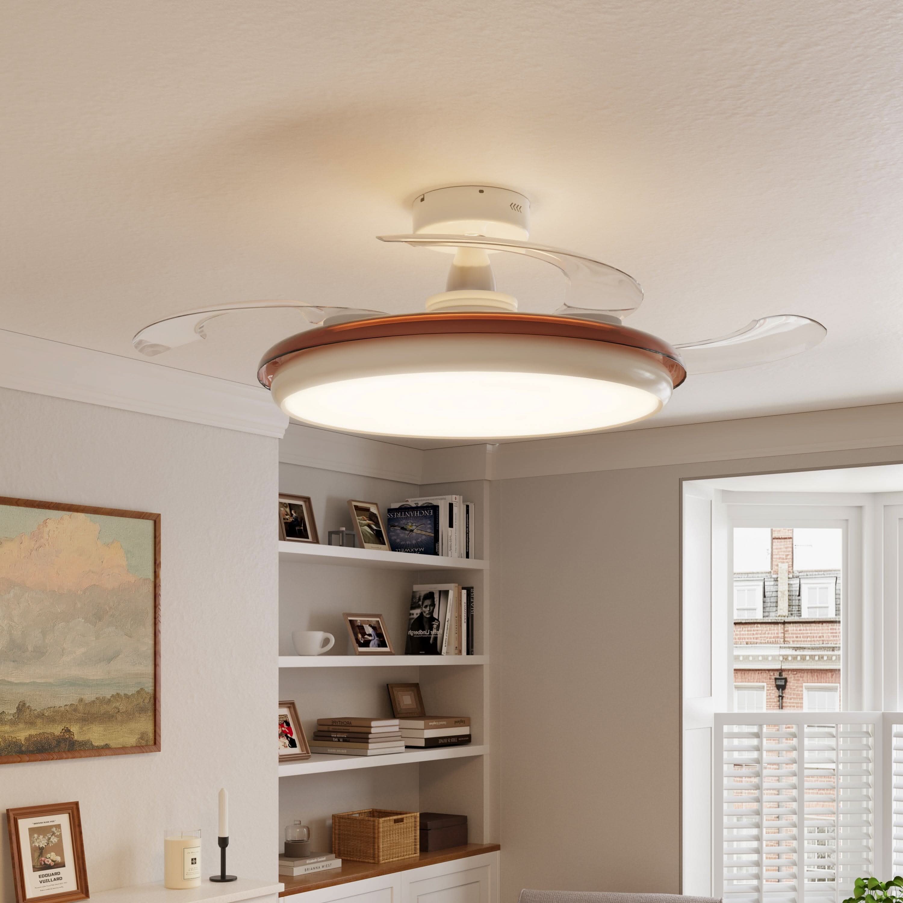 Lightsin 36 Inch Ceiling Fan with 6-Speed Quiet DC Motor