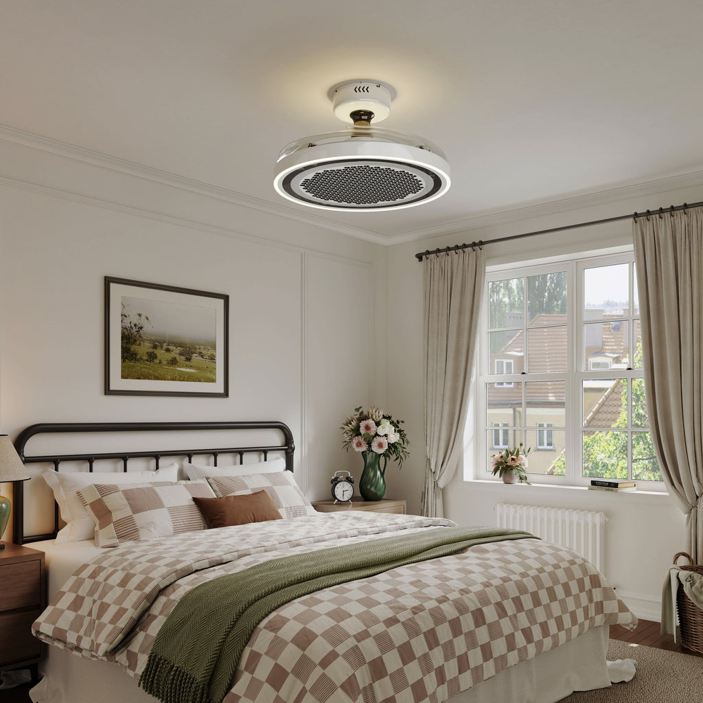 Lightsin 48 Inch Ceiling Fan with Timer and Reversible Motor