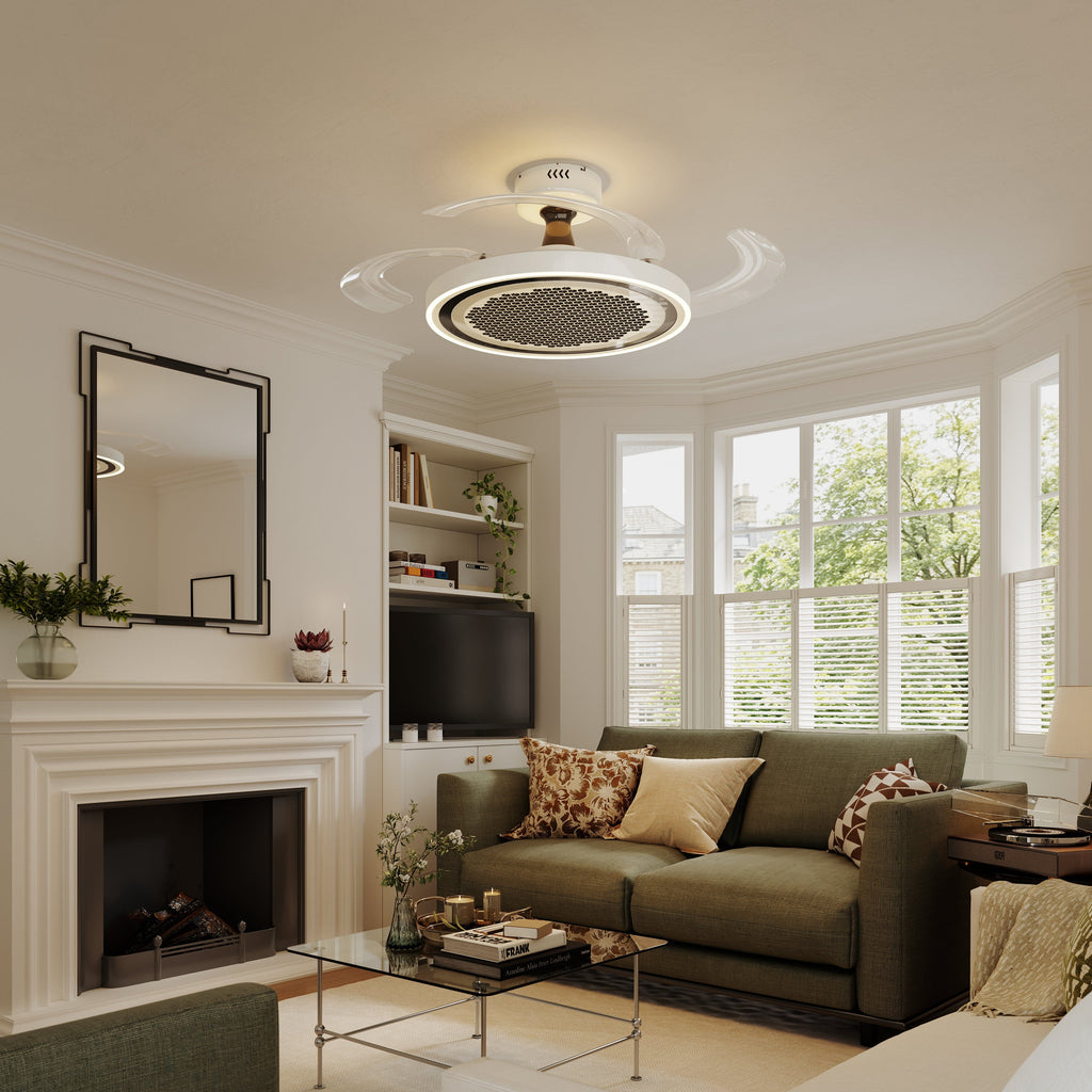 Lightsin 48 Inch Ceiling Fan with Timer and Reversible Motor