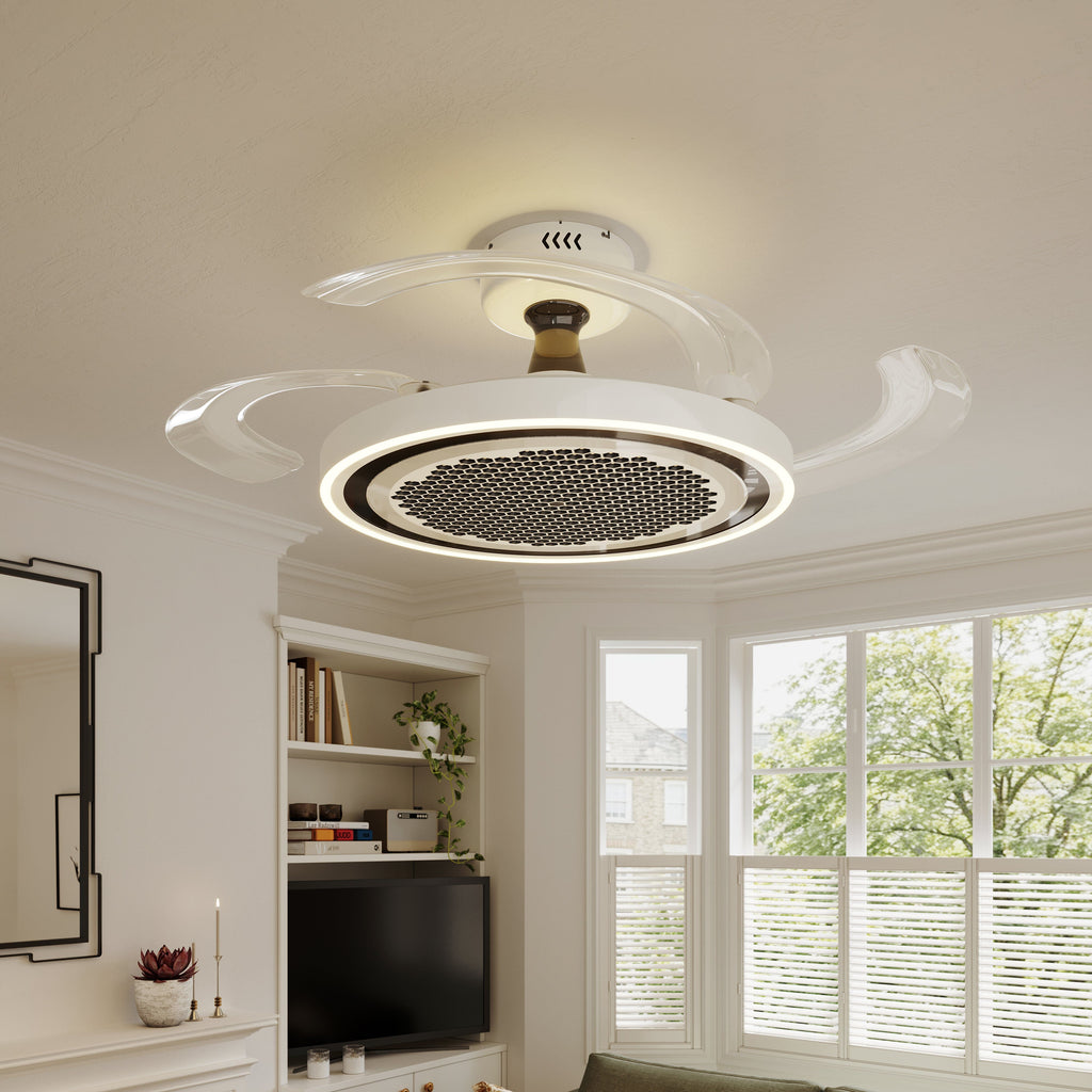 Lightsin 48 Inch Ceiling Fan with Timer and Reversible Motor