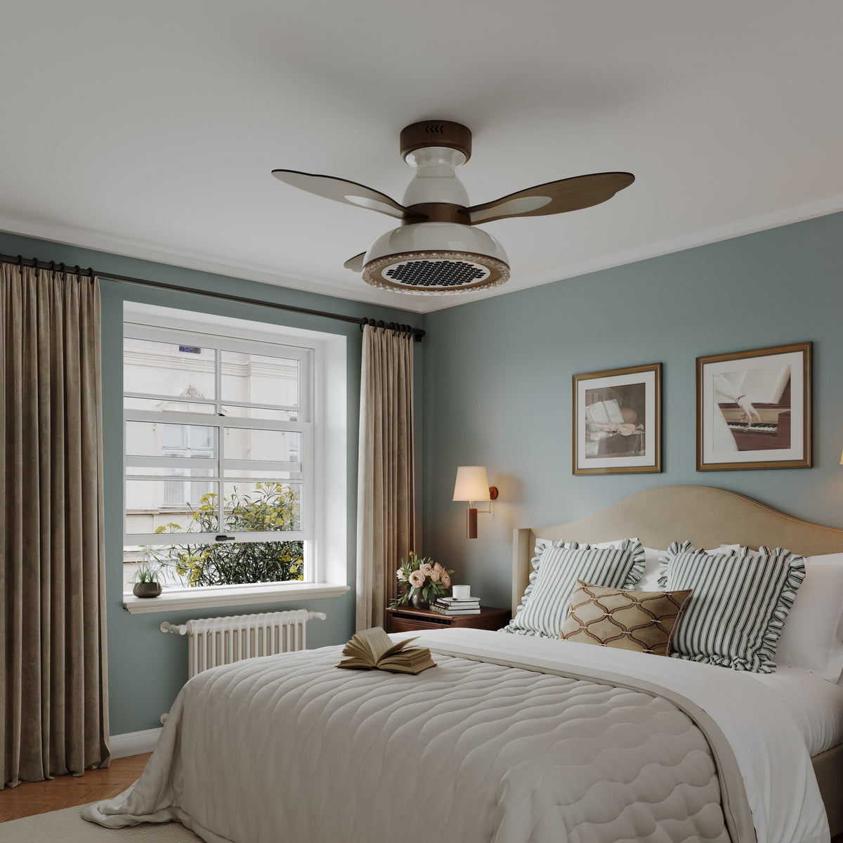 Lightsin 36 Inch Ceiling Fan with Quiet Reversible DC Motor
