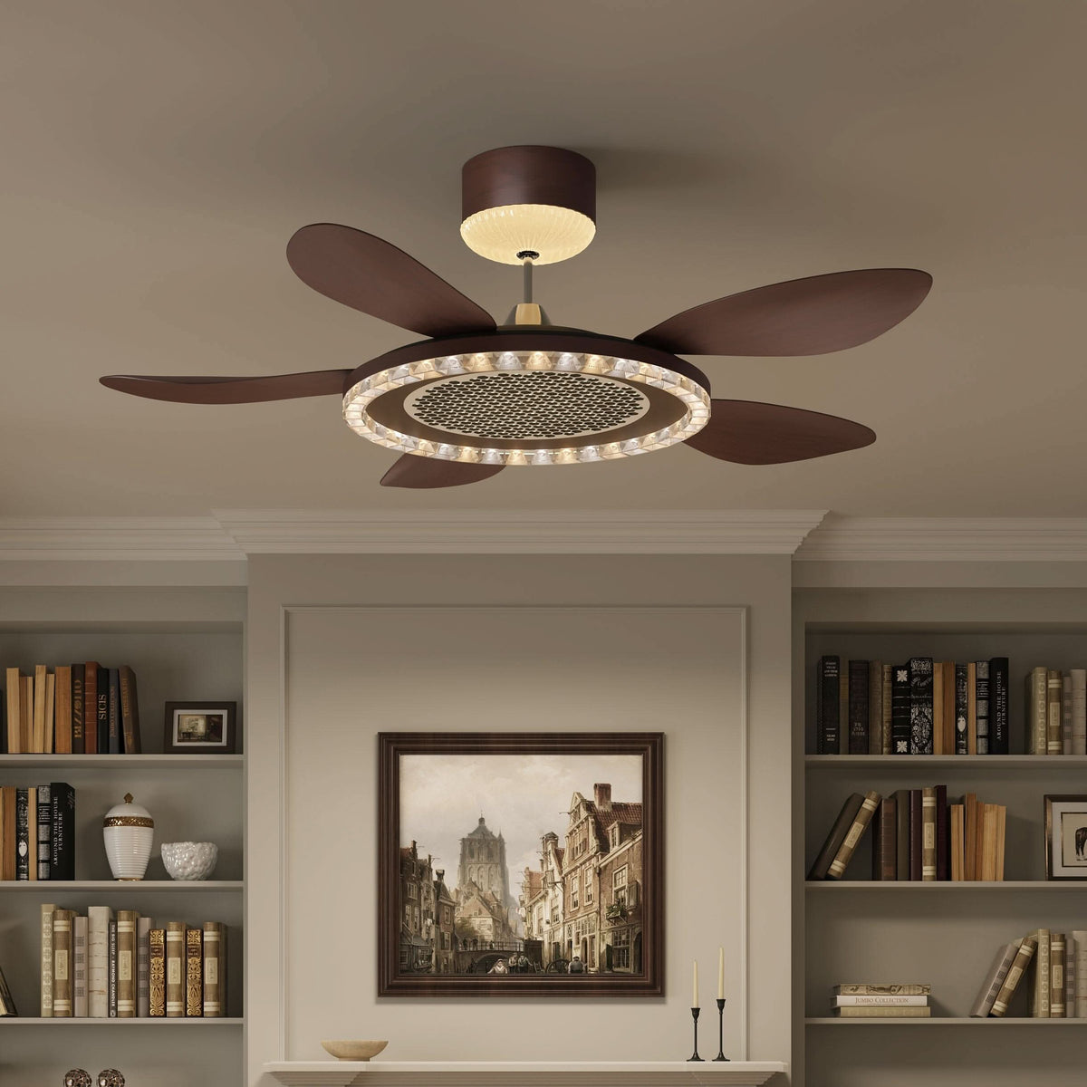 Lightsin 48 Inch Ceiling Fan with 6-Speed Reversible DC Motor