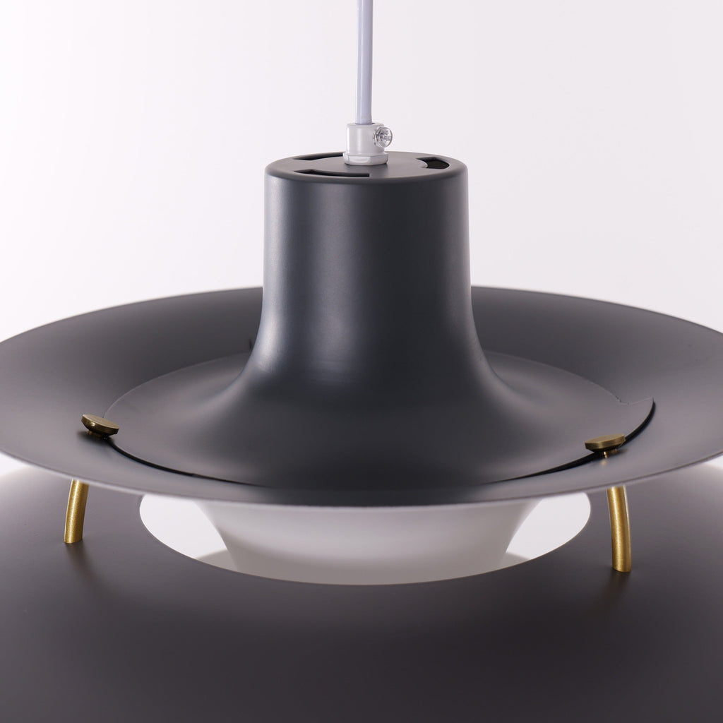 Grey and White Modern Minimalist Pendant Light