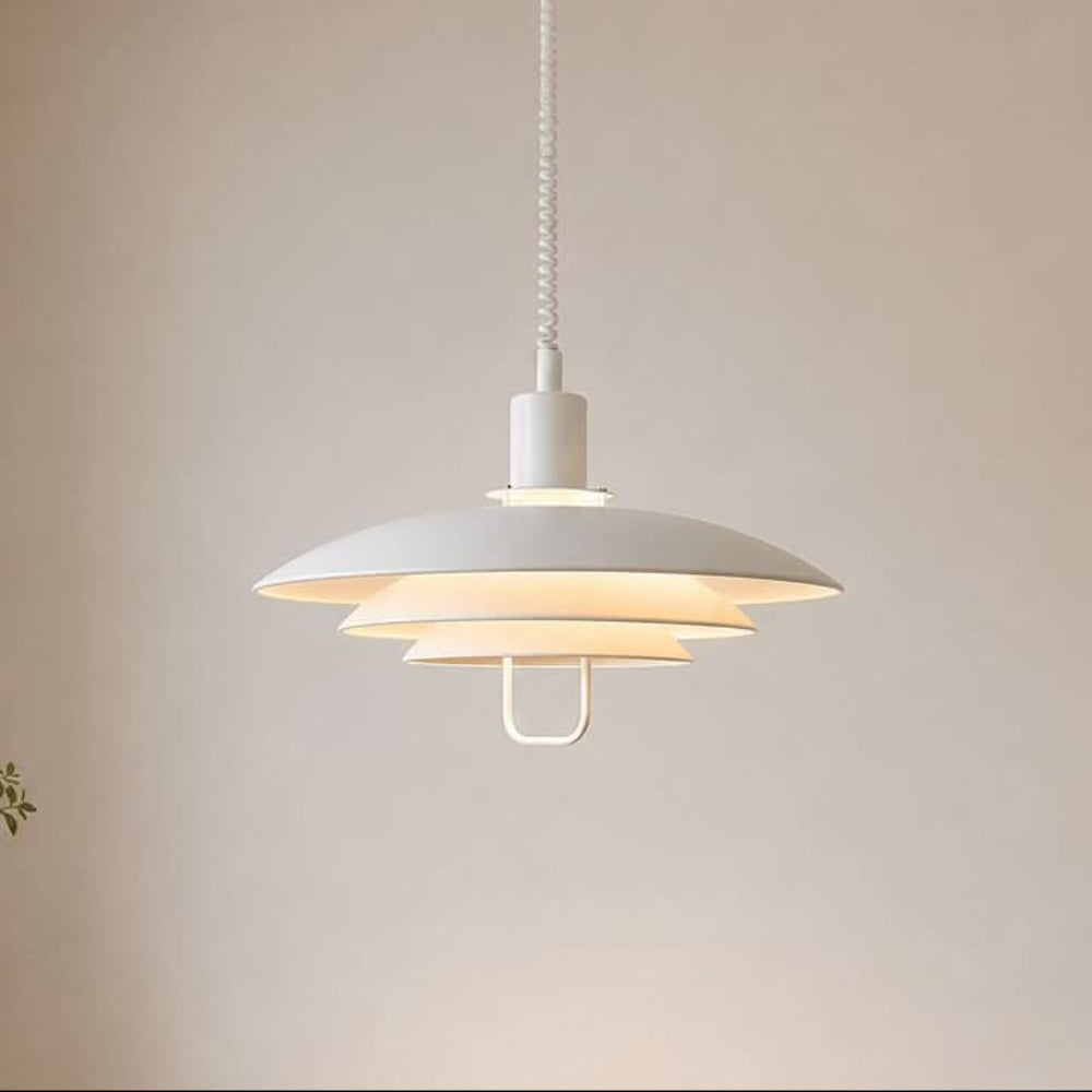 White Modern Minimalist Pendant Light