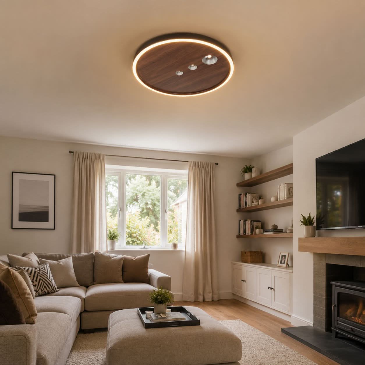 Modern 40cm Dimmable LED Ceiling Light