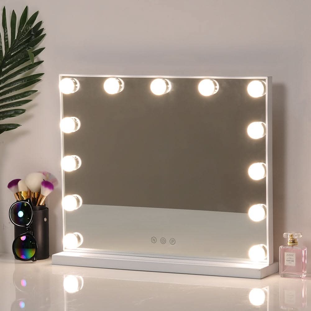 52cm W Fashion Vanity Hollywood Mirror with LED Light & Touch Dimmable Bulb