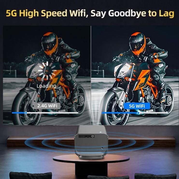 Compact 360 Smart 4K Projector