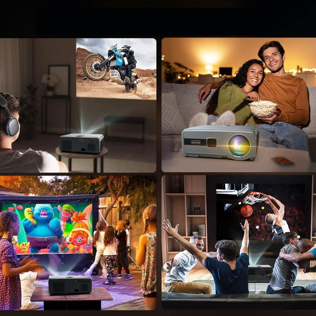 4.6 inch W Grey  4K Smart Projector