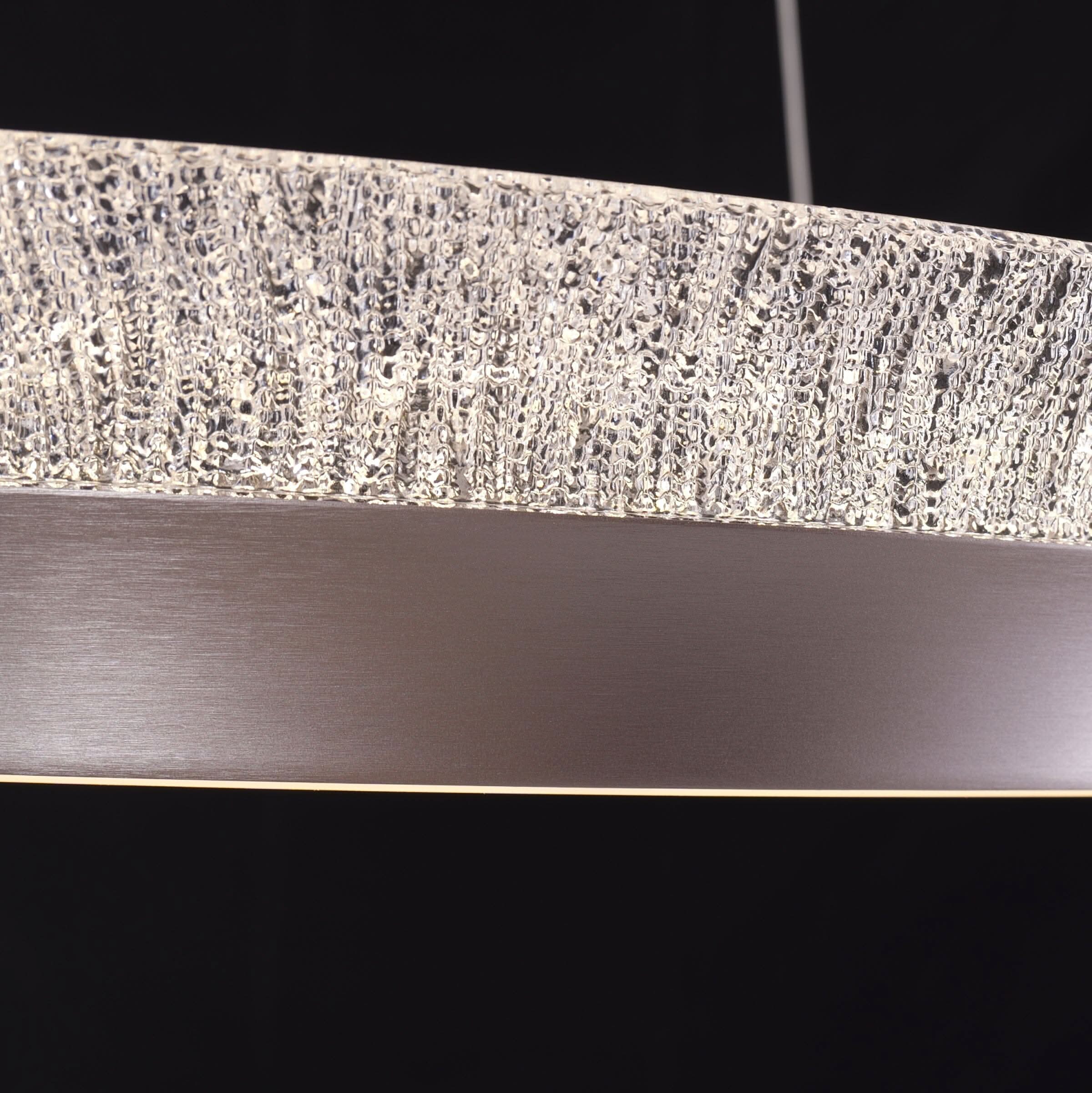 Lightsin Elegant Crystal Ring Chandelier Premium Pendant Light