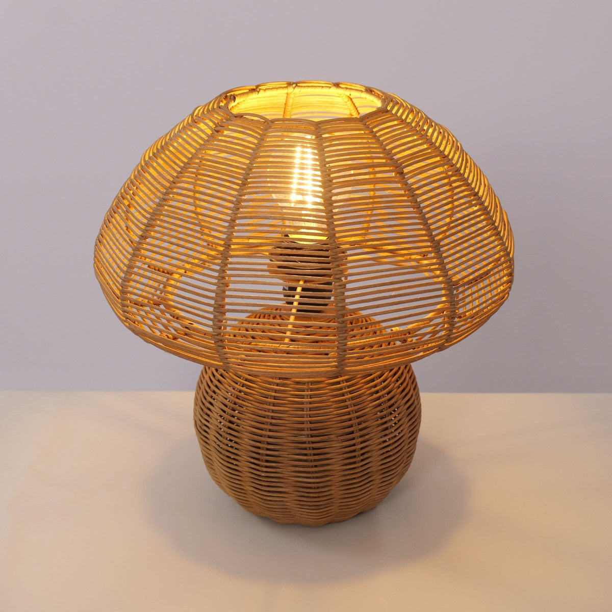Lightsin Handcrafted Mushroom-Shaped Table Lamp for Home Decor