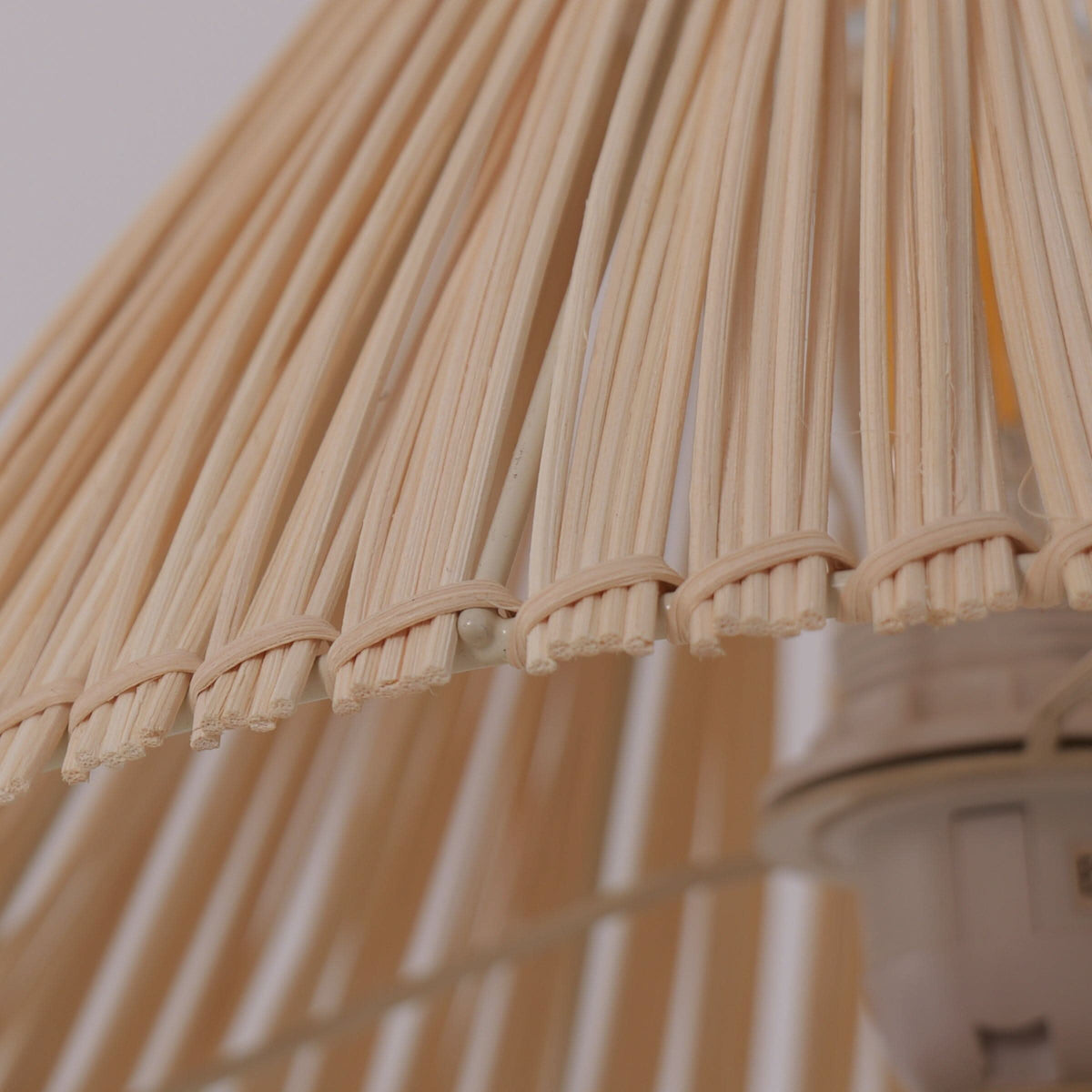 Lightsin Eco-friendly Handwoven Rattan Table Lamp
