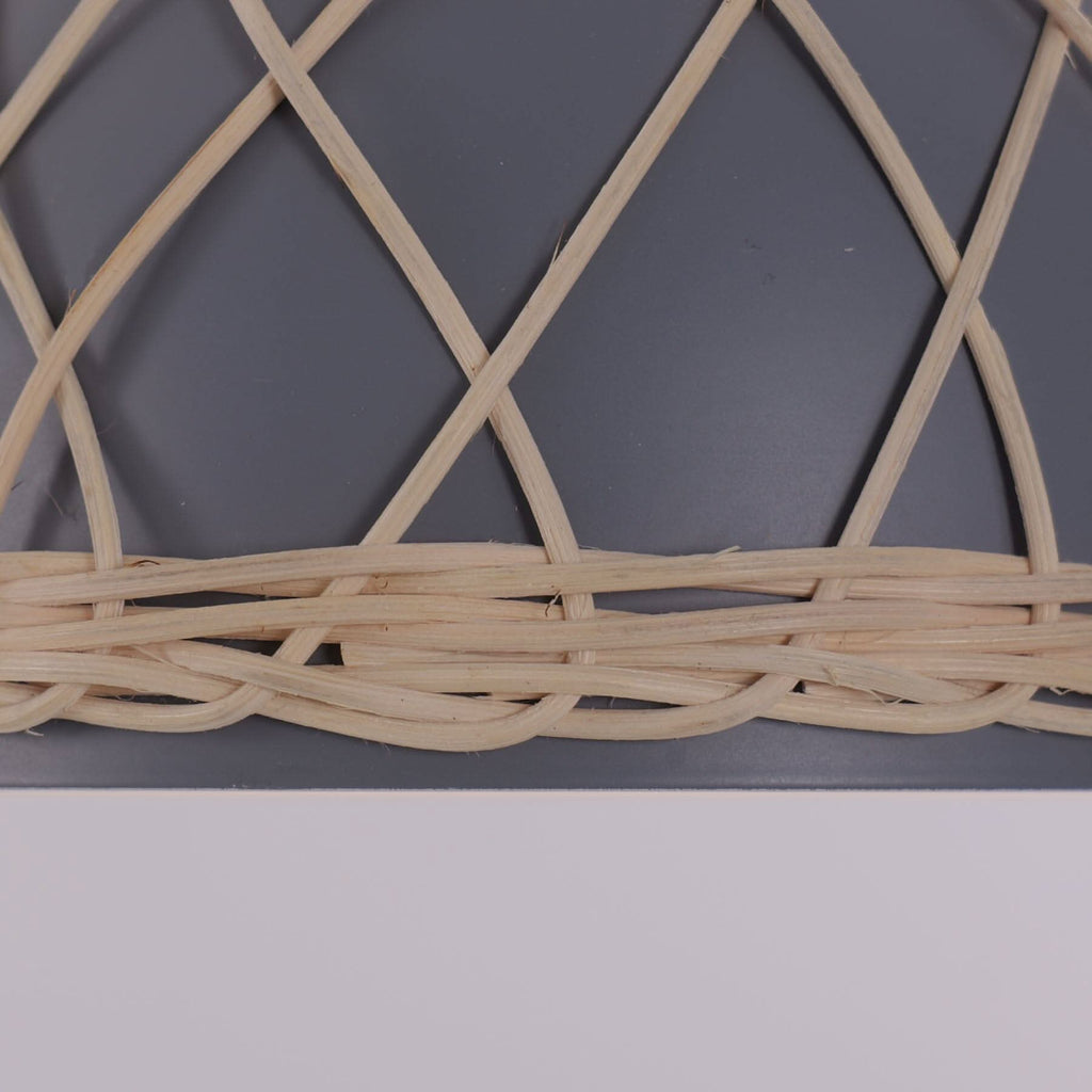 Lightsin Modern Rattan Pendant Light Available in Grey, Pink, and White