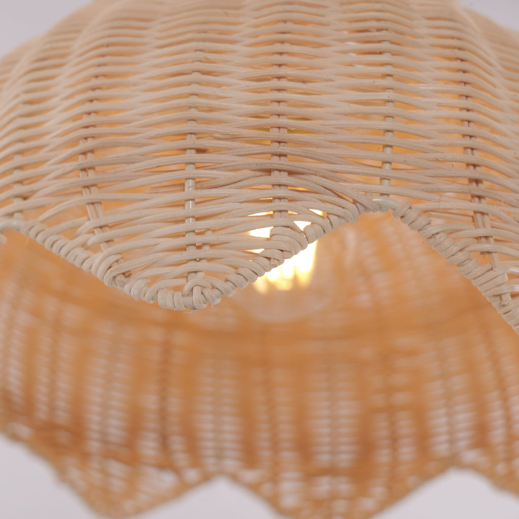 Lightsin Handwoven Paper Rope Pendant Light for a Natural & Cozy Ambiance