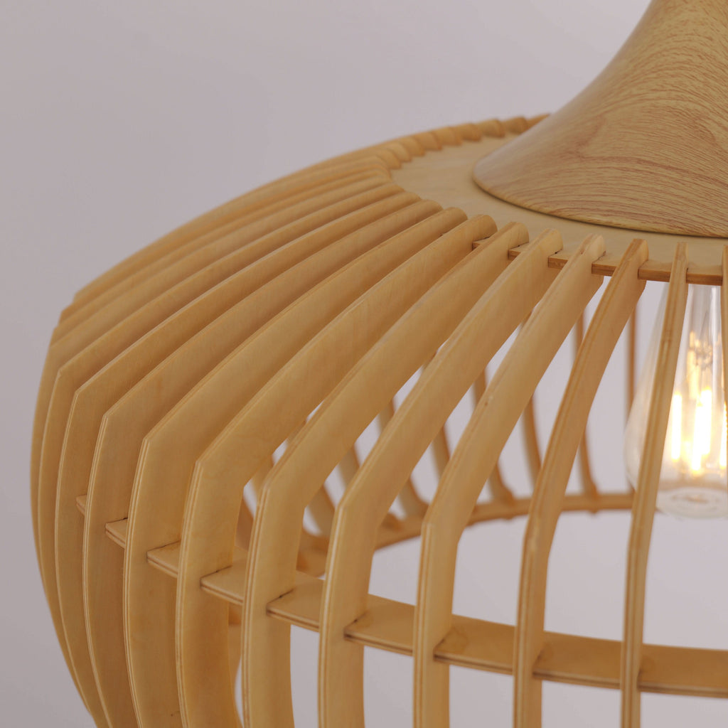 Glyph-Lightsin Rustic Iron Woven Rattan Pendant Light for Dining Room, Reading Corner & Bedroom