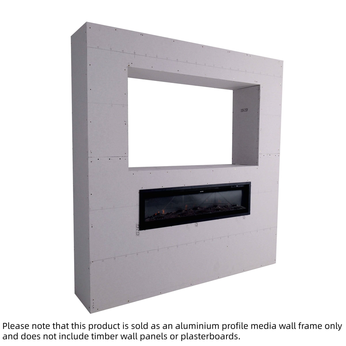 Easy Fit Aluminium Media Wall Frame | DIY Installation & Fast UK Delivery