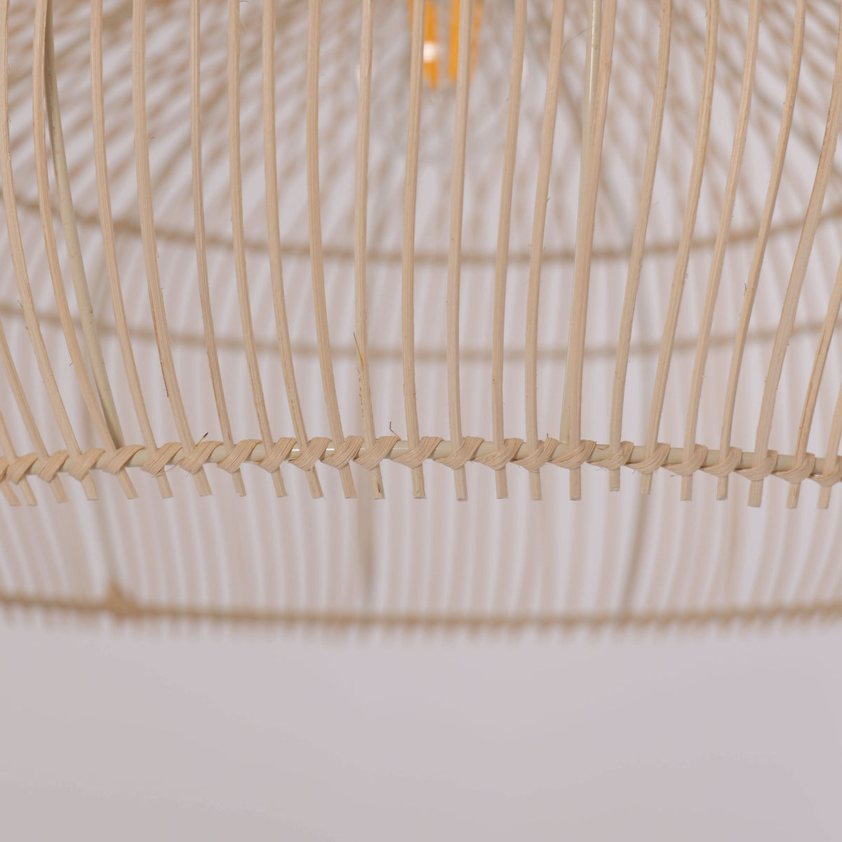 Lightsin Cella-Handwoven Gourd Shaped Rattan Pendant Light
