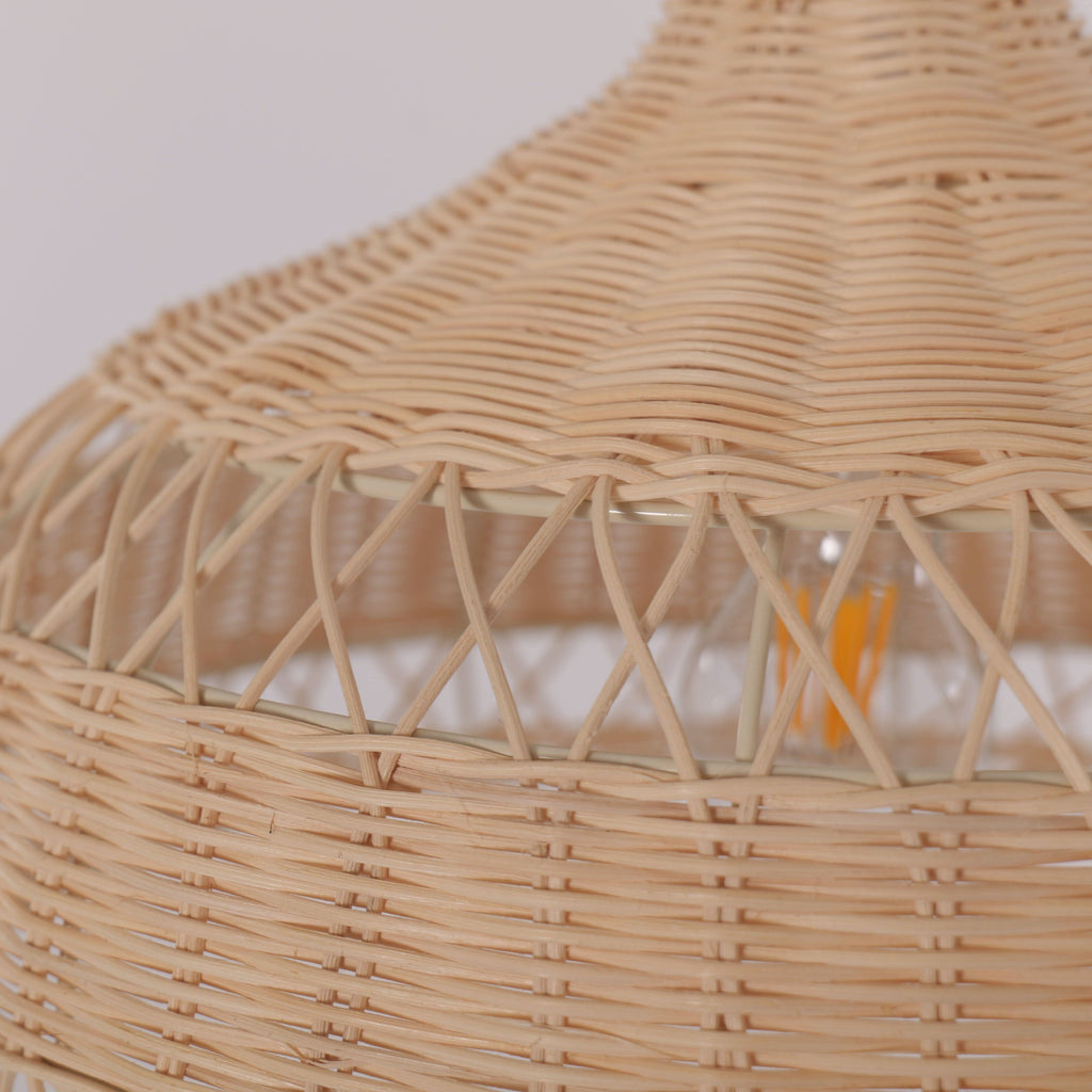 Lightsin Cella-Minimalist Bamboo Cone Ceiling Light