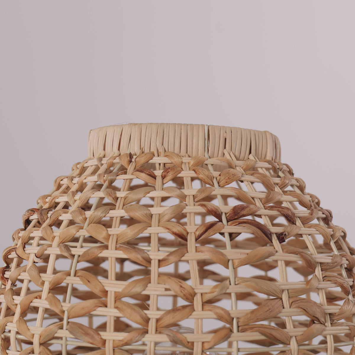 Lightsin Water Hyacinth Rattan Ball-Shaped Woven Table Lamp – Natural Handwoven Lighting for Cozy Spaces