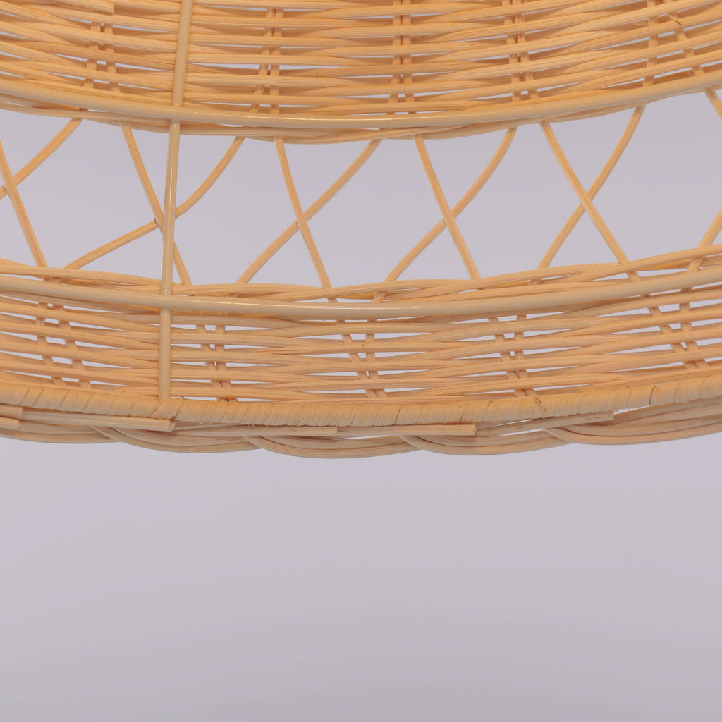 Lightsin Cella-Natural Rattan Pendant Light - Handwoven Ceiling Light, Durable & Rustic