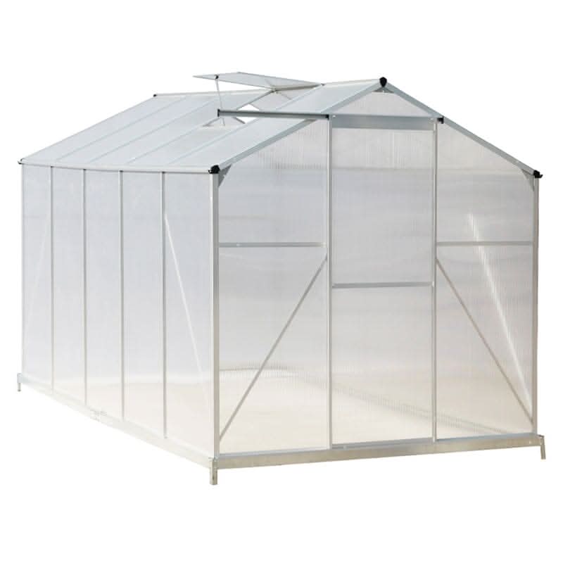 Aluminium Hobby Greenhouse with Window Opening