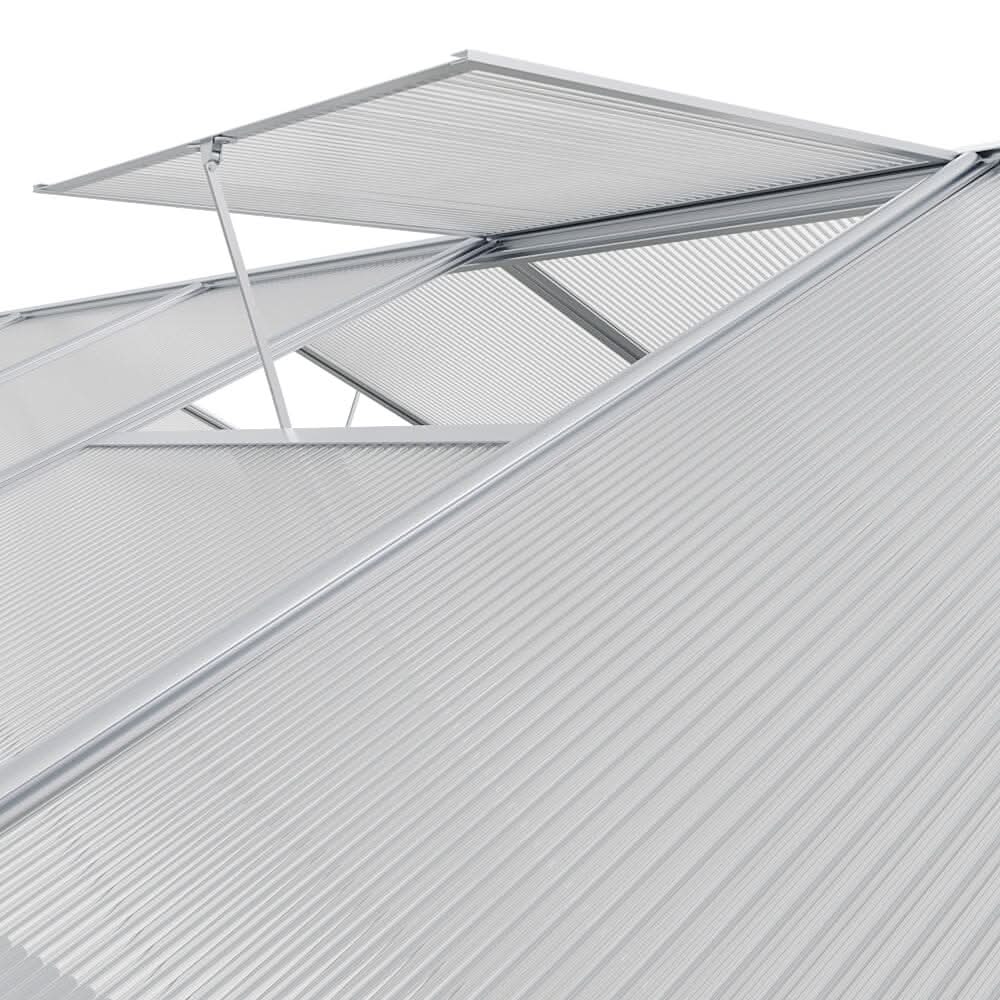 Aluminium Hobby Greenhouse with Window Opening