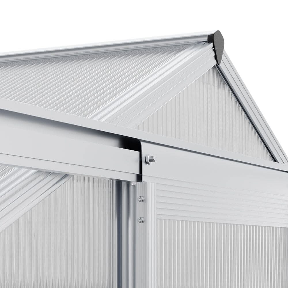 Aluminium Hobby Greenhouse with Window Opening