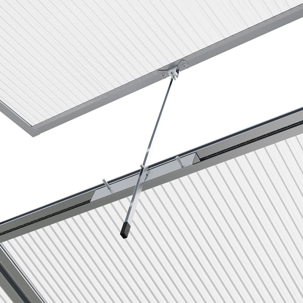 Aluminium Hobby Greenhouse with Window Opening